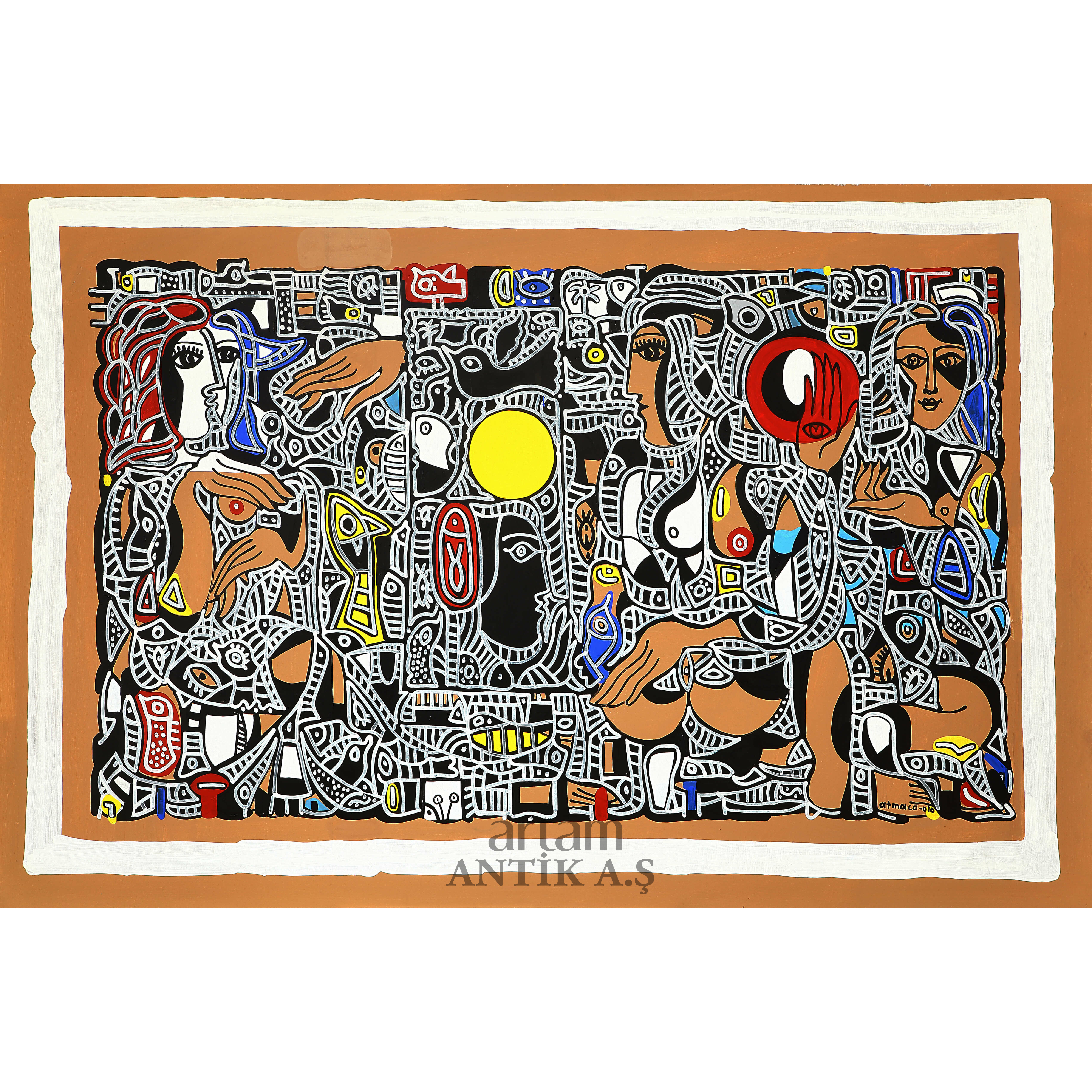 Ali Atmaca (1947) Untitled - Artam Antik A.Ş. Müzayede