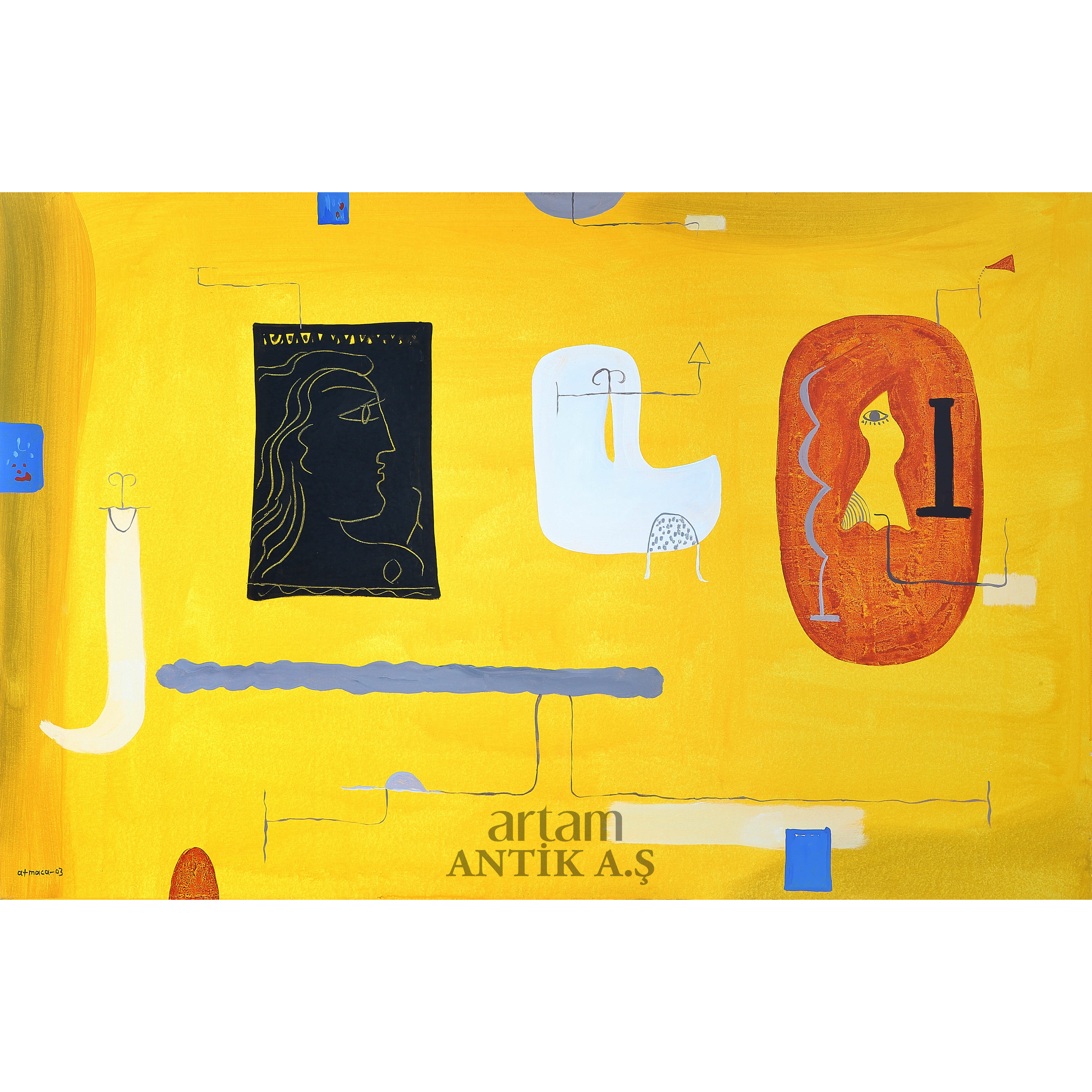 Ali Atmaca (1947) Untitled - Artam Antik A.Ş. Müzayede