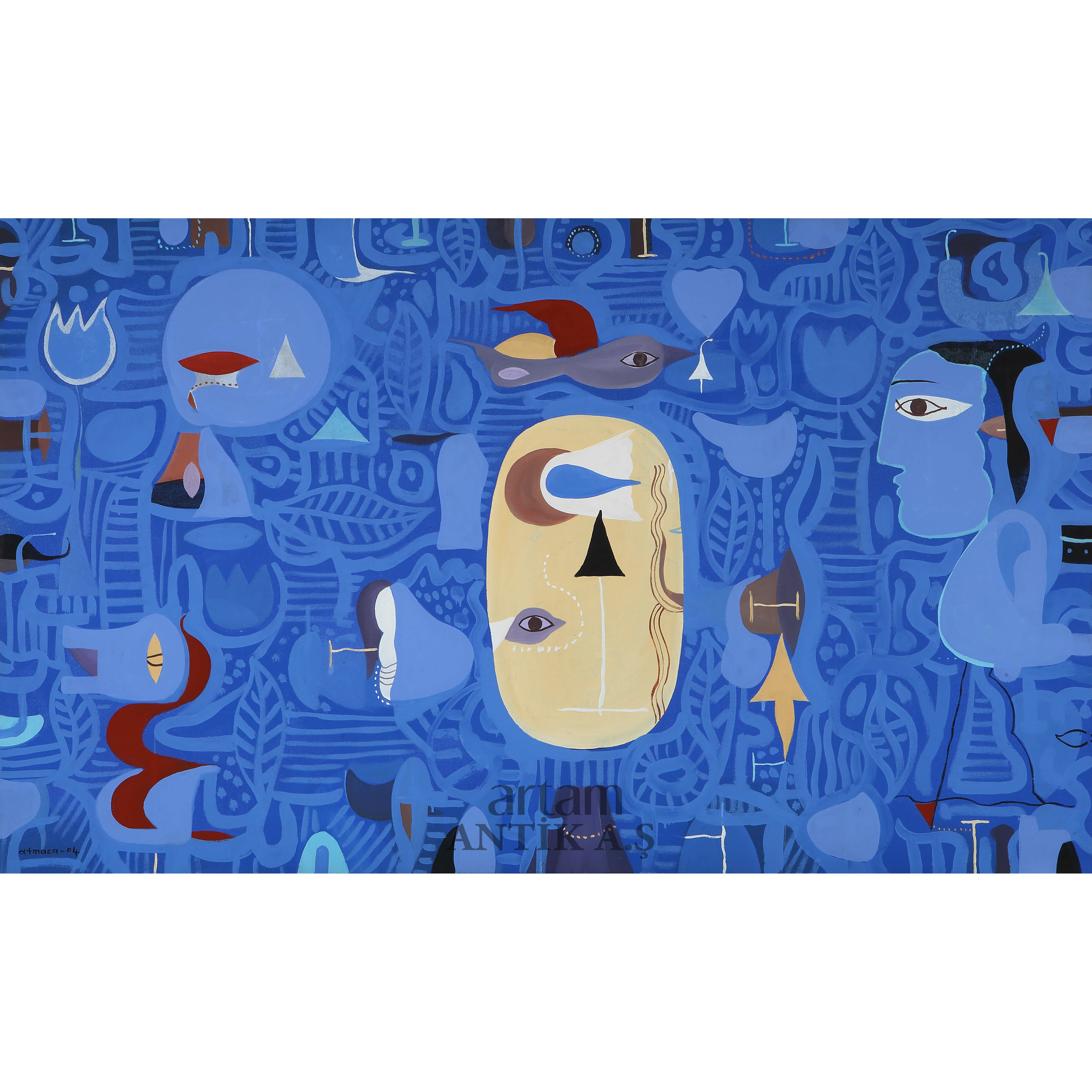 Ali Atmaca (1947) Untitled - Artam Antik A.Ş. Müzayede