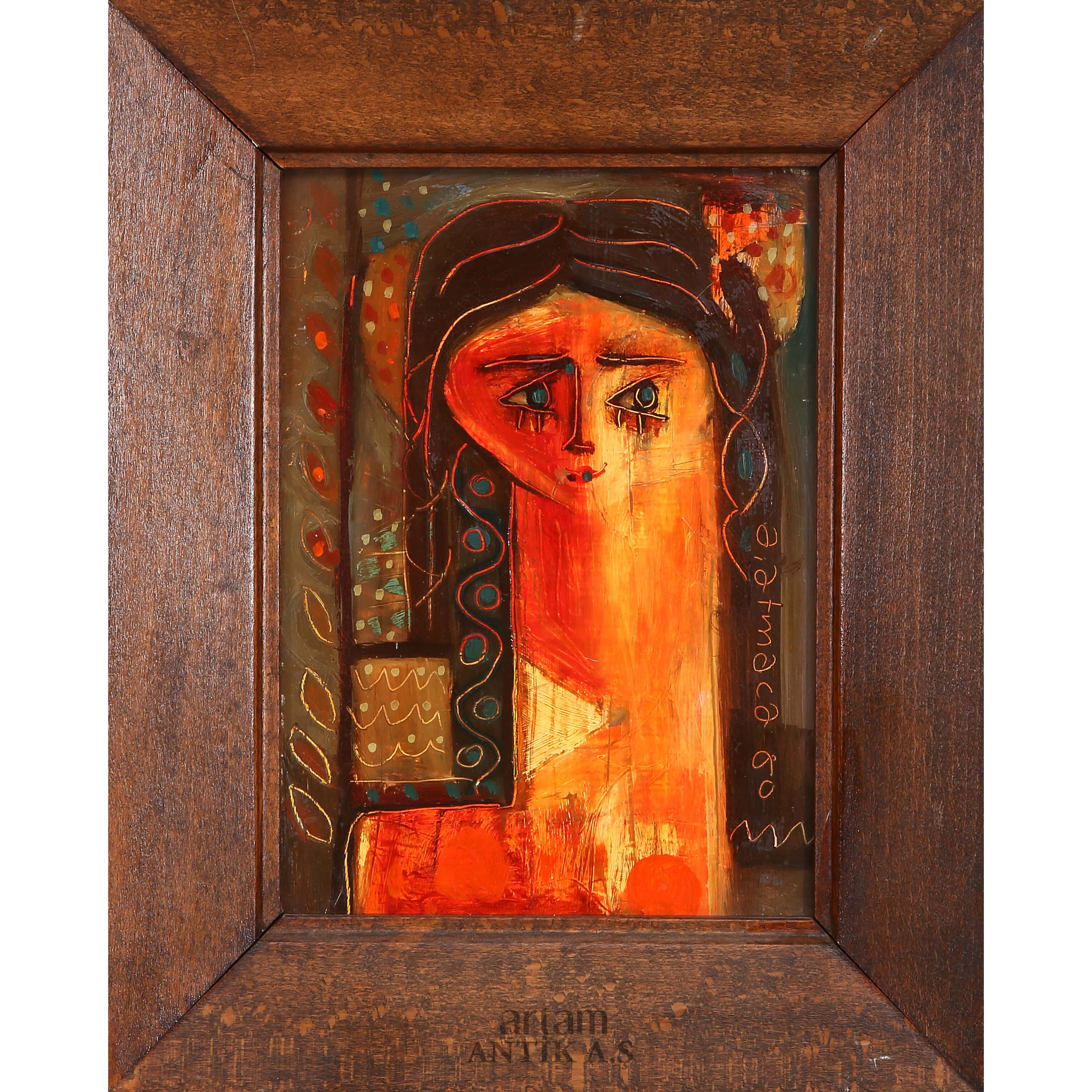 Ali Atmaca (1947) Portre - Artam Antik A.Ş. Müzayede