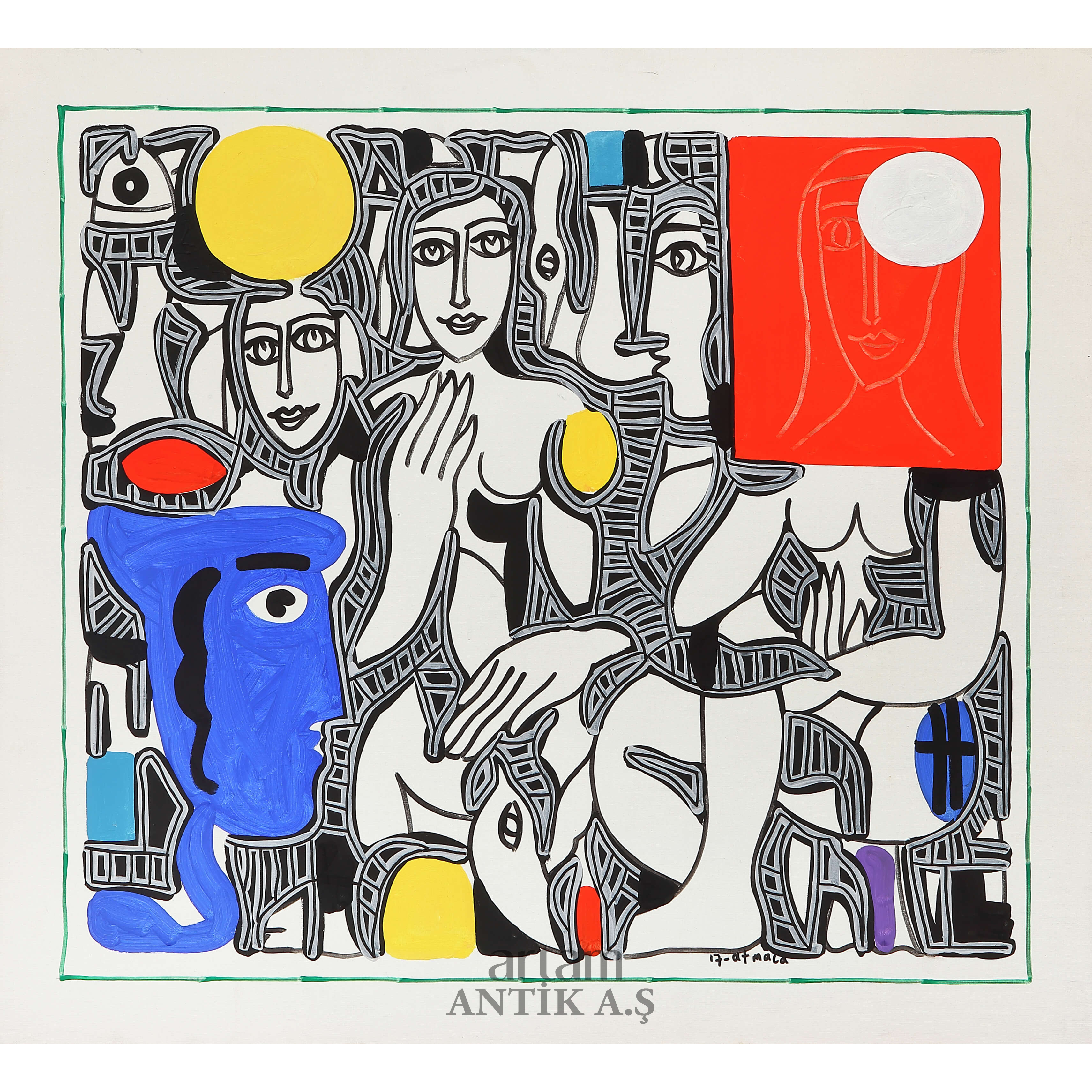 Ali Atmaca (1947) Untitled - Artam Antik A.Ş. Müzayede